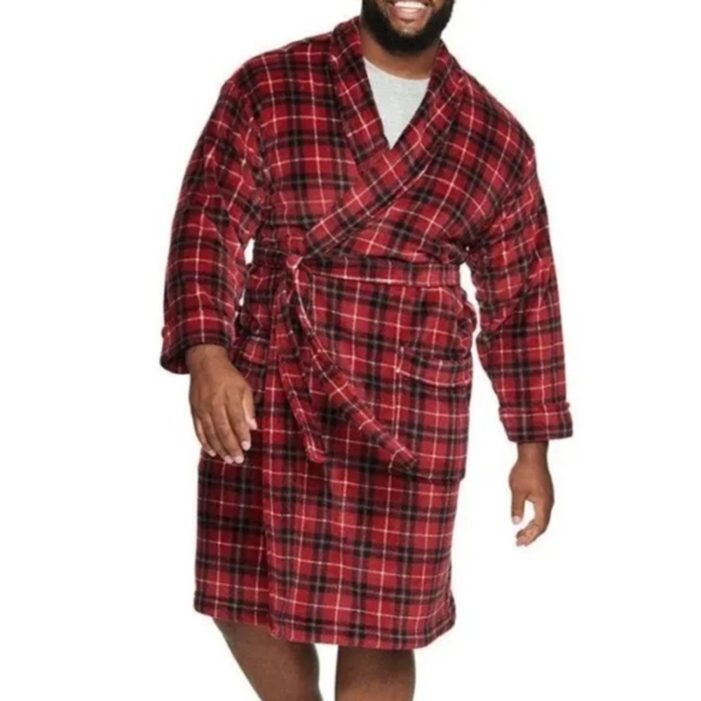 Big & Tall Sonoma Goods For Life® Plush Robe 3X-4X